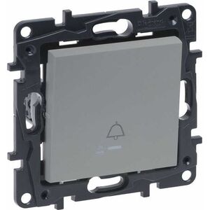 Legrand Przycisk dzwonek Legrand Niloe Step 863310 podświetlany aluminium 10802570 3414971836921