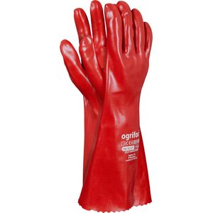 Reis Ox Pvc 40 Cm Rękawice Gumowe Czerwone Ox.16.377 Xl 11025111 5902973677041