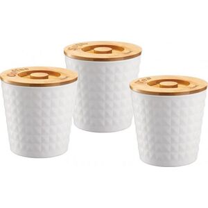 Klausberg ZESTAW 3 POJEMNIKÓW KAWA HERBATA CUKIER KLAUSBERG KB-7487 11068306 5908287274877