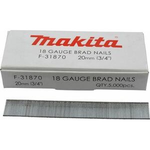Makita Makita Gauge Brad Nails 1,2x20mm F-31870 5000 pcs. 11097326 88381292436