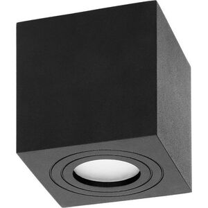 Lampa sufitowa Orno MEGY DLS GU10 downlight max 50W, IP54, kwadrat, czarny, aluminium,AD-OD-6143BGU10 11210340 5908254818226