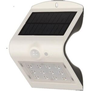 Kinkiet Orno SILOE LED 1,5W, lampa solarna z czujnikiem ruchu 120st, 190lm, IP65, 4000K, 1200mAh, podwójne źródło światła, bia,AD-SL-6083WLR4 11210391 5908254821813