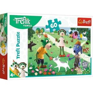 Trefl Puzzle 60 Radosny dzień Treflików TREFL 11222258 5900511173772