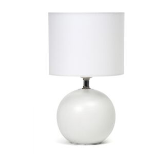 Lampa stołowa Platinet PLATINET TABLE LAMP LAMPA STOŁOWA E27 25W CERAMIC ROUND BASE 1,5 M CABLE WHITE [45671] 11231779 5907595456715