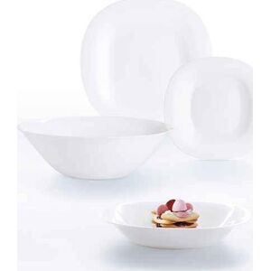 Luminarc Naczynia Luminarc Carine Blanco Szkło (19 pcs) (6 x 26 cm / 6 x 21 cm / 6 x 19 cm / 1 x 27 cm) (19 pcs) 11250116 26102858929