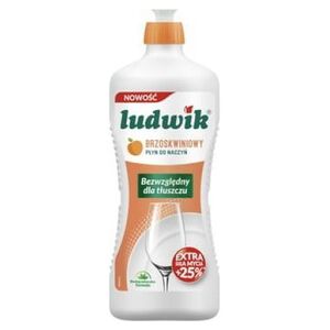 Ludwik Ludwik płyn do mycia naczyń 900g - brzoskwiniowy 11284784 5900498028256