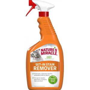 Zolux Nature's Miracle Set-In Stain Remover Cat 709ml - środek do usuwania starych plam po moczu i odchodach kota 11486367 4048422154532