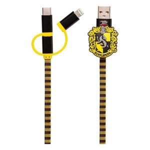 Kabel USB ThumbsUp! USB-A - USB-C + microUSB + Lightning 1 m Czarny (1002655) 11618613 5060613317723