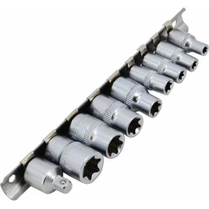 AWTools AWTOOLS ZESTAW NASADEK TORX 1/4" 3/8" E5-E16 - 9 CZĘŚCI 11741030 5903678604448