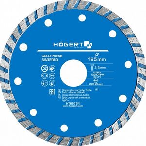 Hoegert HOEGERT TARCZA DIAMENTOWA 125x22,2/TURBO 11741233 5902801320019