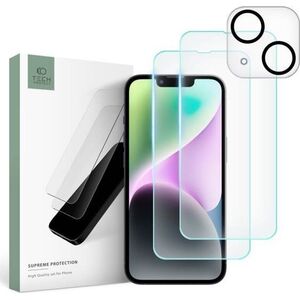 Tech-Protect SZKŁO HARTOWANE TECH-PROTECT SUPREME SET IPHONE 14 CLEAR 12278756 9490713929704