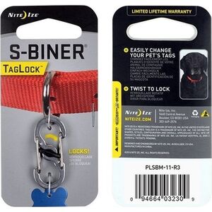 NiteIze Karabińczyk S-Biner TagLock 2 Steel 12363124 94664032309