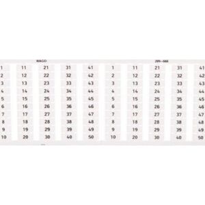 Wago Ramka z oznacznikami 2x 1-50 209-666 /5szt./ 12514171 4017332273442