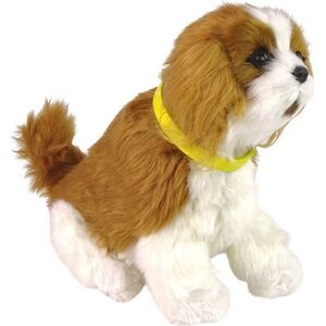 LeanToys Interaktywny Pies Piesek Cavalier Pluszowy Szczeka Rusza Ogonem 12566580 5905214977405