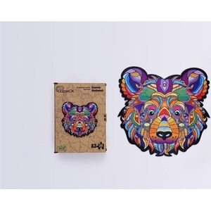 PuzzleOK Puzzle drewniane eko 39 Brązowy niedźwiedź A3 12627960 4821993027265
