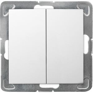 Ospel Łącznik krzyżowy Ospel Impresja ŁP-19Y/m/00 podtynkowy podwójny 16AX 250V 12673486 5906729009162
