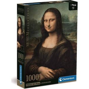 Clementoni CLE puzzle 1000 Compact Museum Leonardo-Gio..39708 12736122 8005125397082