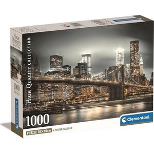 Clementoni CLE puzzle 1000 Compact NewYork skyline 39704 12736128 8005125397044