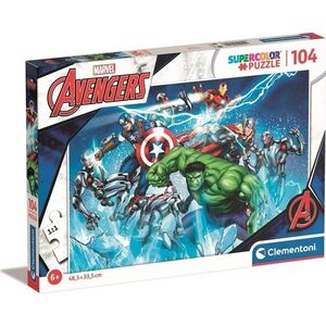 Clementoni CLE puzzle 104 SuperKolor Marvel Avengers 25744 12736163 8005125257447