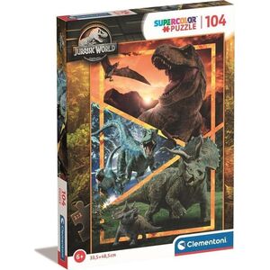 Clementoni Puzzle 104 Super Kolor Jurassic World 12736695 8005125271818