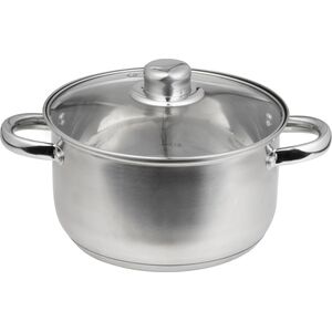 Ambition Garnek ze stali nierdzewnej z pokrywką Santo 22 cm AMBITION 12785253 5904134608345