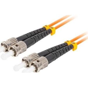 Lanberg Patchcord światłowodowy Lanberg MM ST/UPC-ST/UPC DUPLEX 3.0MM OM2 50/125 LSZH 15m pomarańczowy 12833966 5901969437737