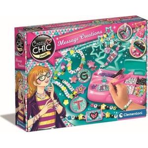 Clementoni Zestaw kreatywny Crazy Chic Pracownia Literkowej Biżuterii 12835862 8005125187720