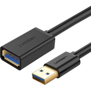 Kabel USB Ugreen USB-A - USB-A 1 m Czarny (10368B) 12854169 6957303800506