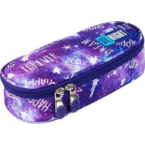 Piórnik MAJEWSKI Piórnik saszetka usztywniona z wewnętrzną klapką STRIGHT PC-01 Galaxy 12874315 5903235654169