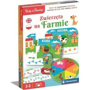 Clementoni Ucz? si? bawi?c. Zwierz?ta na farmie 12992595 8005125507689