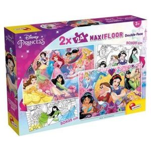 Lisciani LISCIANI DISNEY PUZZLE MAXIFLOOR 2 X 24 PRINCESS 13048594 8008324091720