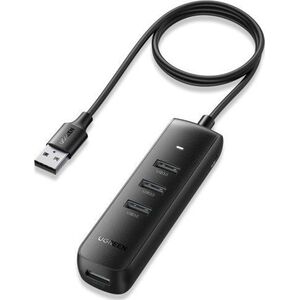 HUB USB Ugreen Adapter 4w1 UGREEN CM416 Hub USB do 4x USB 1m (czarny) 13112843 6941876226887