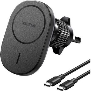 Ładowarka Ugreen Bezprzewodowa ładowarka samochodowa UGREEN W522 (czarna) 13167093 6941876229253