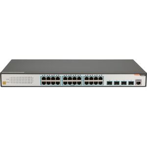 Switch Fiberhome FiberHome S4820-28T-X-AC łącza sieciowe Zarządzany L2/L3 Gigabit Ethernet (10/100/1000) 1U Czarny, Szary 13233440 6975489914220