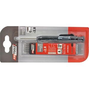 AWTools AWTOOLS OŁÓWEK AUTOMATYCZNY + WKŁADY 6szt. / BLISTER 13253650 5903678613648