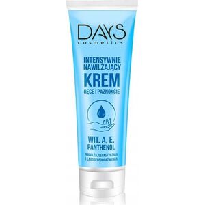 Chemia Krem do rąk i paznokci DAYS COSMETICS, intesywnie nawilżający z witaminą A, E i pantenol, 125 ml 13277037 5901185009565