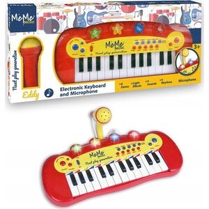 Meme MEME ELEKTRONICZNY KEYBOARD Z MIKROFONEM 13315111 4897131870208