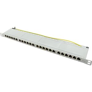 LogiLink LogiLink 19" Cat.6A Patchpanel, 24-Port, grau, 0,5 HE 13333196 4052792050486