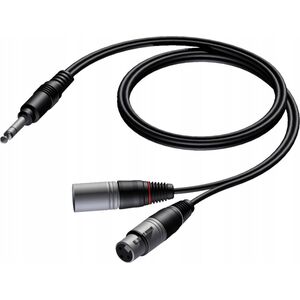Kabel Procab Procab CAB709/3 6.3 mm Jack male stereo - XLR male & XLR female 3 meter 13334881 5414795001398