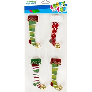 Craft with Fun OZDOBA BN NAKLEJKI 3D SKARPETY 4SZT CF 12/288 13337017 5904335883152