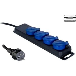 Kabel zasilający Procab Procab PSI204/1.5-F IP44 powerstrip, 4-way, 3G2.5 4 french sockets, ip44, 1,5m 13338055 5414795029422