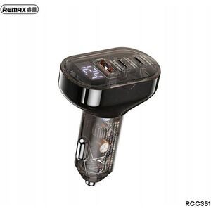 Ładowarka Remax ŁAD SAM. CYBO SERIES 72W RCC351 PD QC 2xUSB + 1xUSB BLACK 13430954 6954851229377