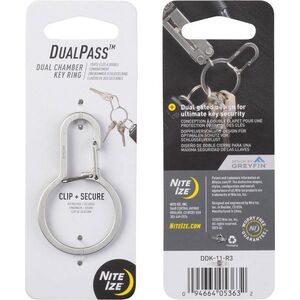 NiteIze Karabińczyk Nite Ize z podwójną komorą DualPass 13432240 94664053632