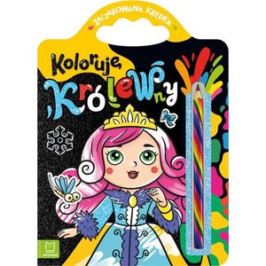 Aksjomat Książeczka Zaczarowana kredka. Koloruję królewny. 13453766 9788382137897