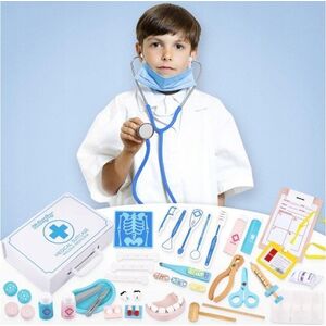 ExtraLink EXTRALINK TOYS ZESTAW MAŁEGO LEKARZA PIELĘGNIARKA WALIZKA 43 ELEMENTY 13458646 5906168632945