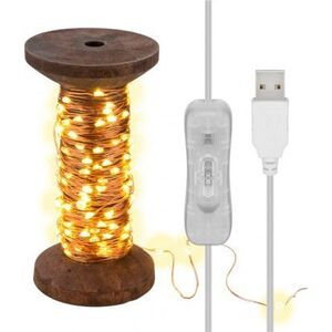 Lampki choinkowe Goobay Lampki LED "Szpulka do przędzy", duże 13476945 4040849603426