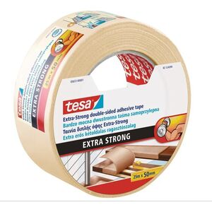 Tesa TESA DOUBLE-SIDED TAPE 25m x 50mm EXTRA STRONG 13554417 4042448388544