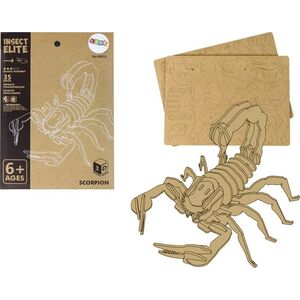 LeanToys Drewniane Puzzle Przestrzenne 3D Skorpion Składanka Edukacyjna 35 Elementów 13675342 5905884450086