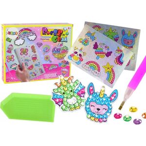 LeanToys Zestaw Diamencików Do Wyklejania DIY Różne Wzory Kolorowe Naklejki 13675636 5905884459188