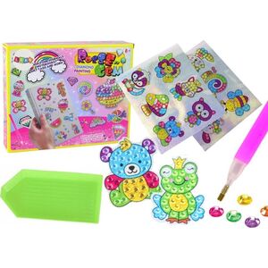 LeanToys Zestaw Diamencików Do Wyklejania DIY Zwierzątka Kolorowe Naklejki 13675639 5905884459201